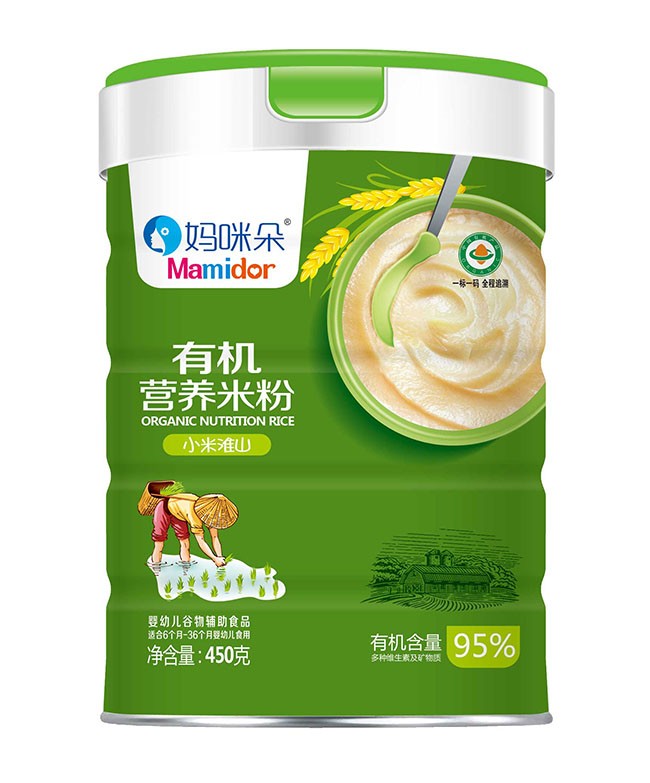 媽(mā)咪朵  小(xiǎo)米淮山(shān)有(yǒu)機(jī)米粉  450g